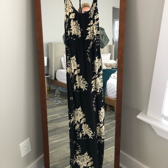 Black and White Maxi Dress, unknown brand, Size XS/S - Picture 2 of 5